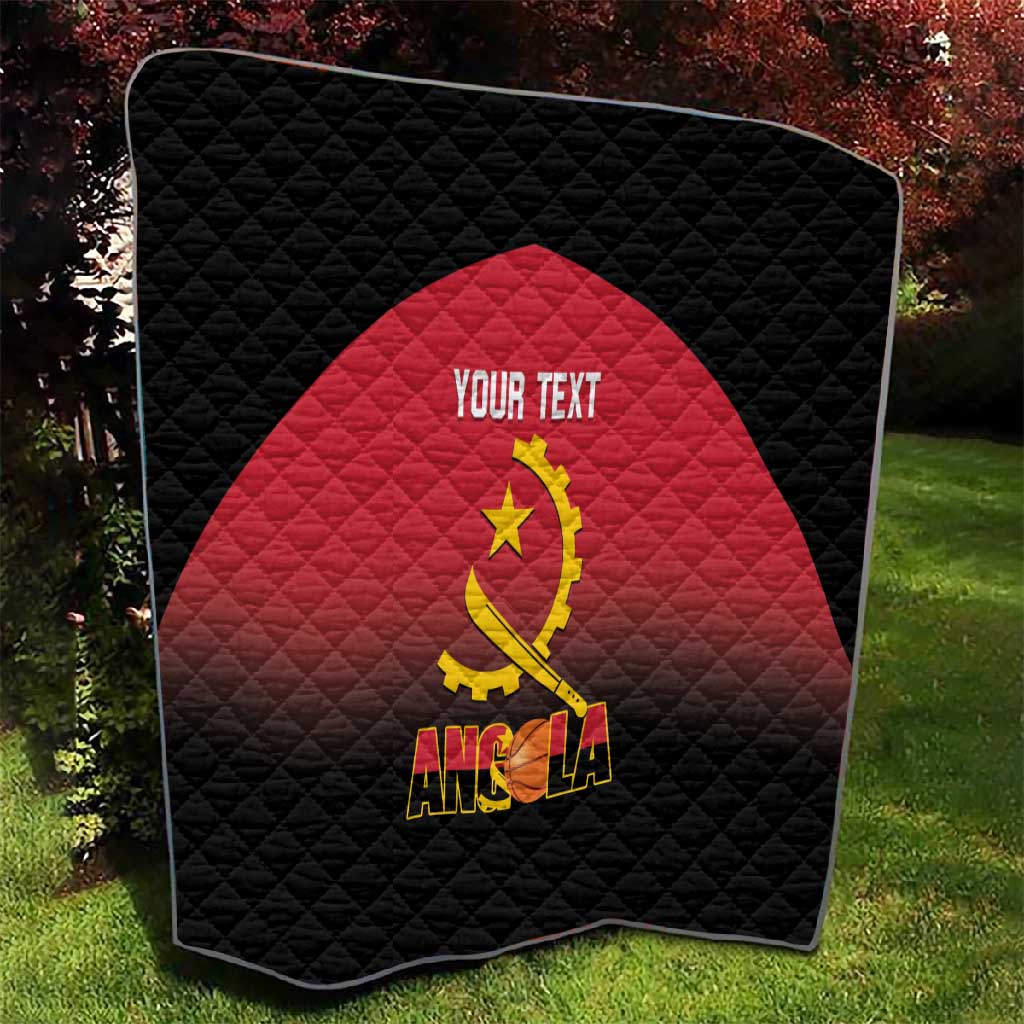 Afro Basketball Custom Angola Quilt Go Champions Angolan LT14
