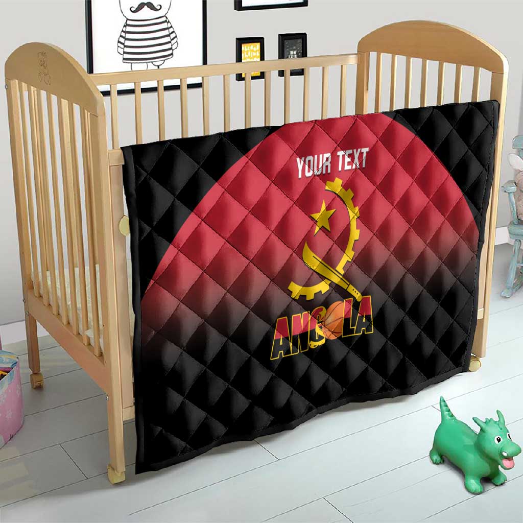 Afro Basketball Custom Angola Quilt Go Champions Angolan LT14