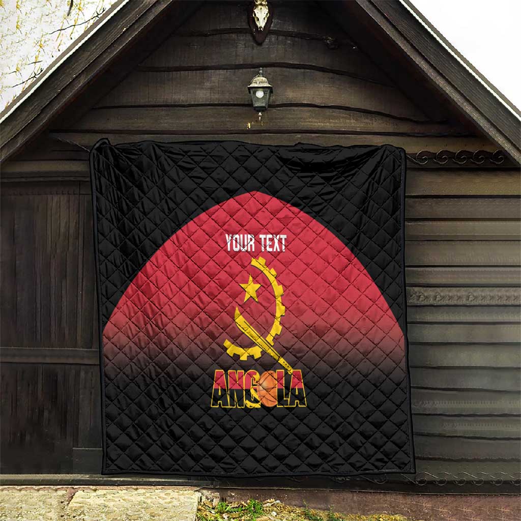 Afro Basketball Custom Angola Quilt Go Champions Angolan LT14