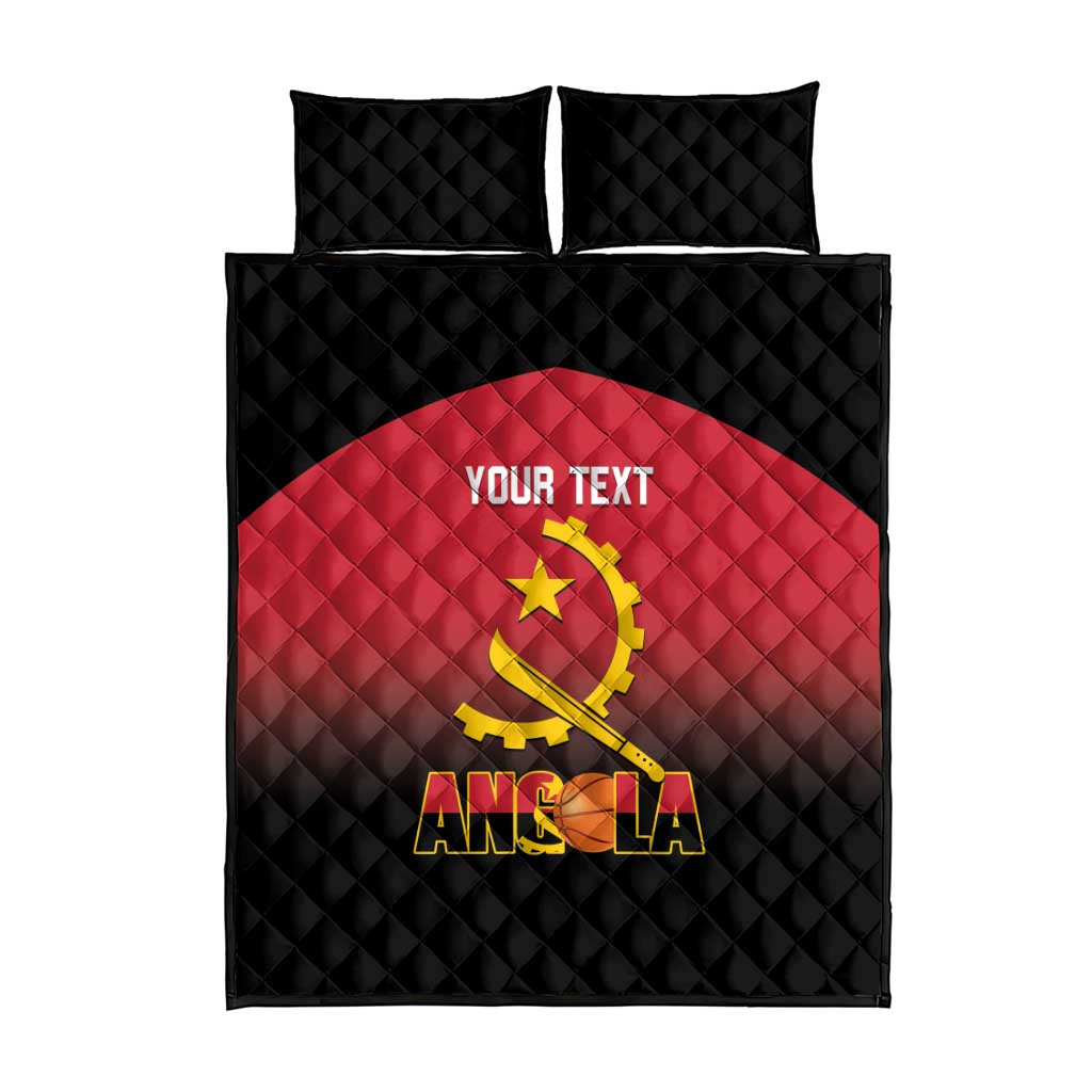 Afro Basketball Custom Angola Quilt Bed Set Go Champions Angolan LT14