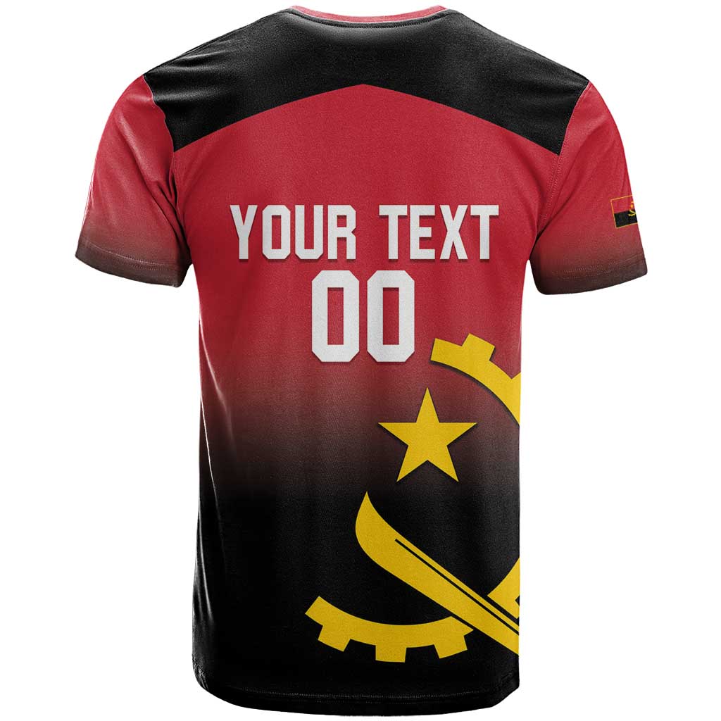 Afro Basketball Custom Angola T shirt Go Champions Angolan LT14
