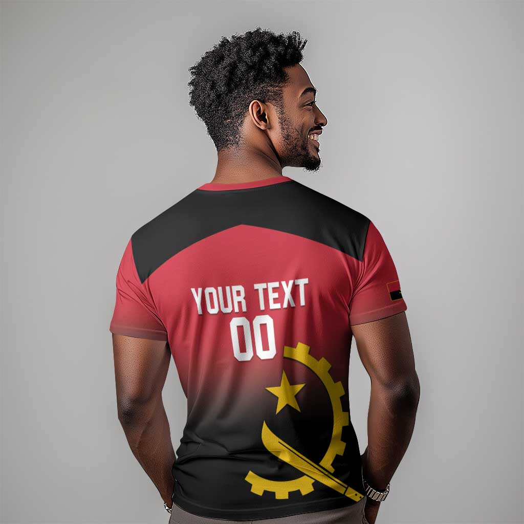 Afro Basketball Custom Angola T shirt Go Champions Angolan LT14