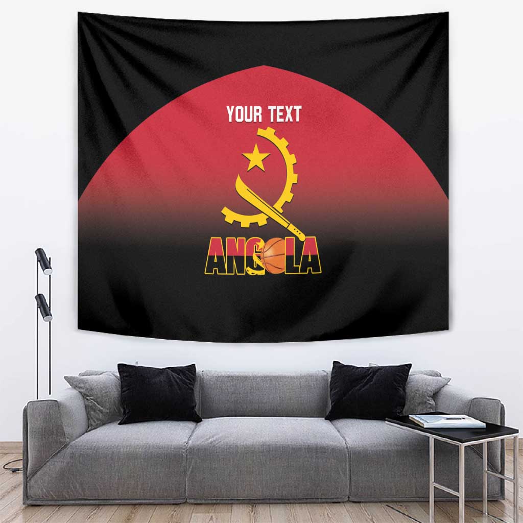 Afro Basketball Custom Angola Tapestry Go Champions Angolan LT14