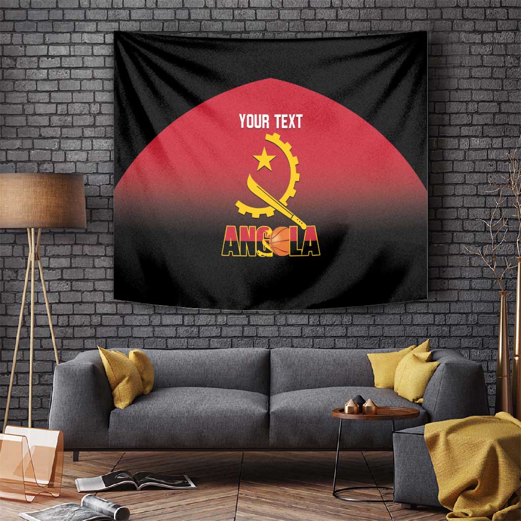 Afro Basketball Custom Angola Tapestry Go Champions Angolan LT14