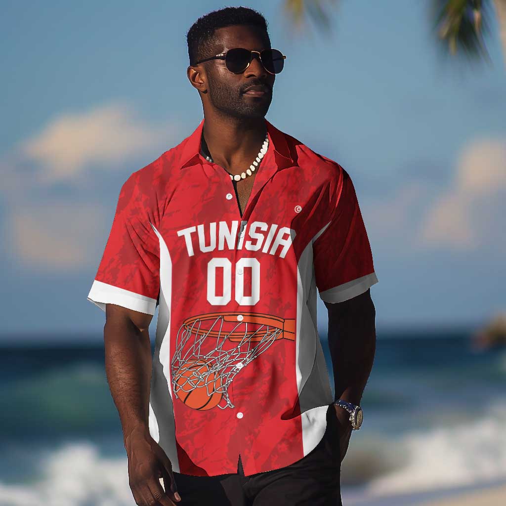 Afro Basketball Custom Tunisia Hawaiian Shirt Go Champions Eagles of Carthage LT14