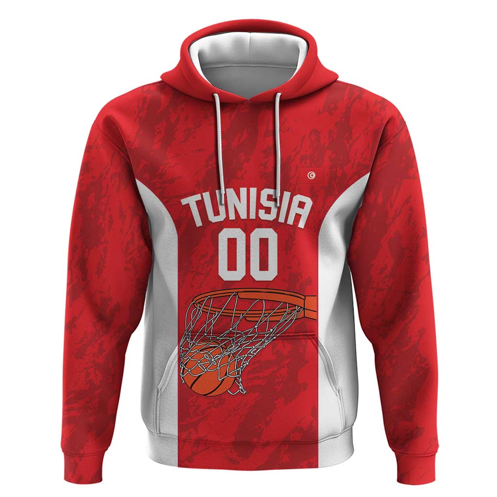 Tunisia Basketball Custom Hoodie Go Champions Eagles of Carthage LT14