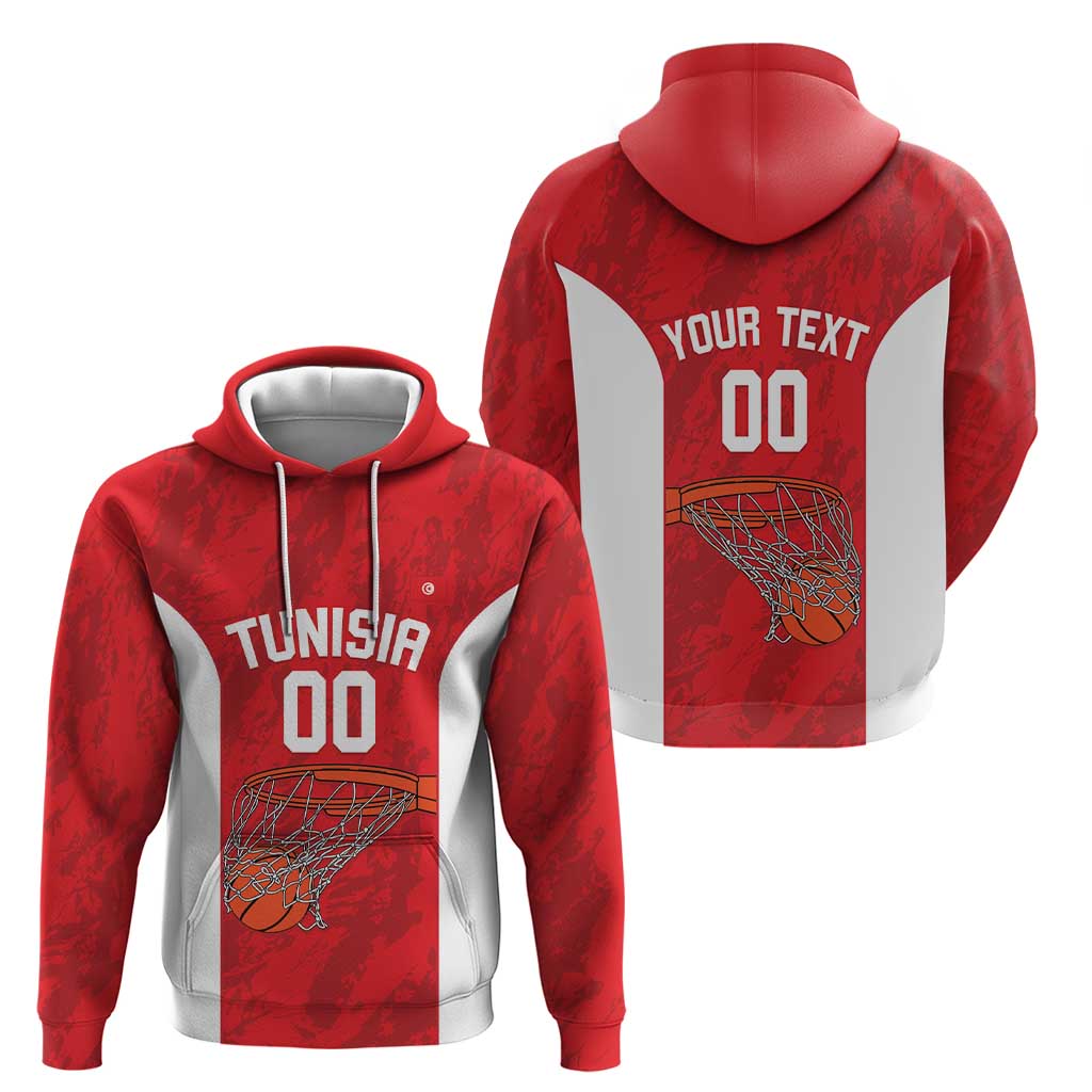 Tunisia Basketball Custom Hoodie Go Champions Eagles of Carthage LT14