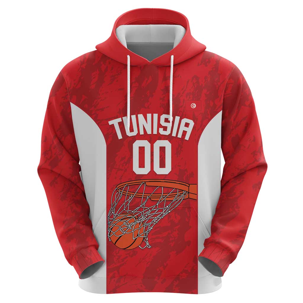 Tunisia Basketball Custom Hoodie Go Champions Eagles of Carthage LT14