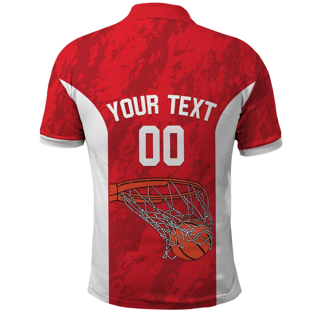 Tunisia Basketball Custom Polo Shirt Go Champions Eagles of Carthage LT14