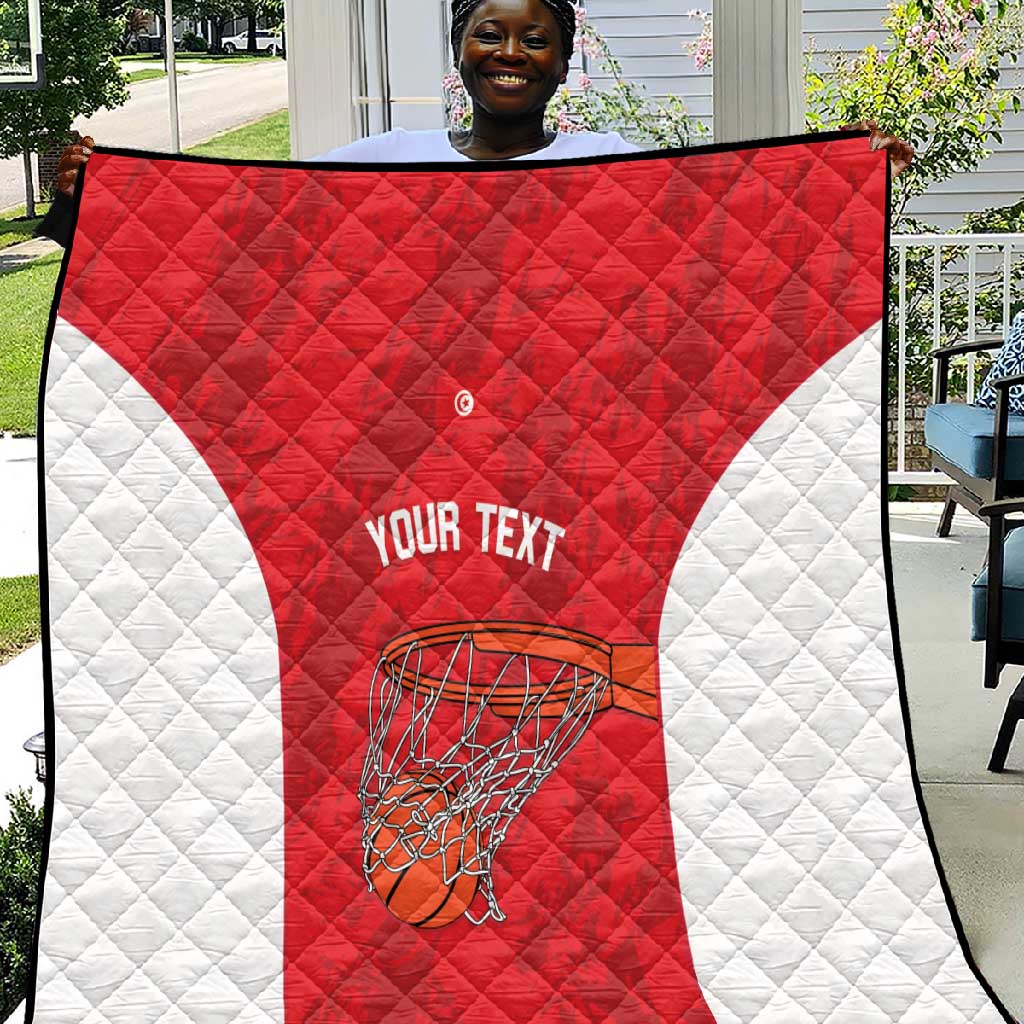 Afro Basketball Custom Tunisia Quilt Go Champions Eagles of Carthage LT14