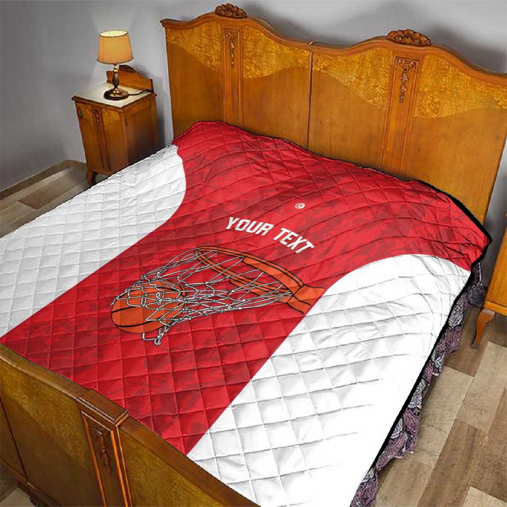 Afro Basketball Custom Tunisia Quilt Go Champions Eagles of Carthage LT14