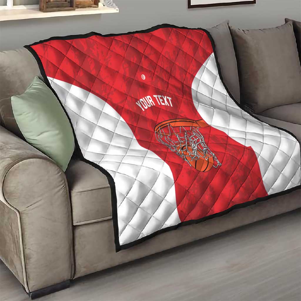 Afro Basketball Custom Tunisia Quilt Go Champions Eagles of Carthage LT14