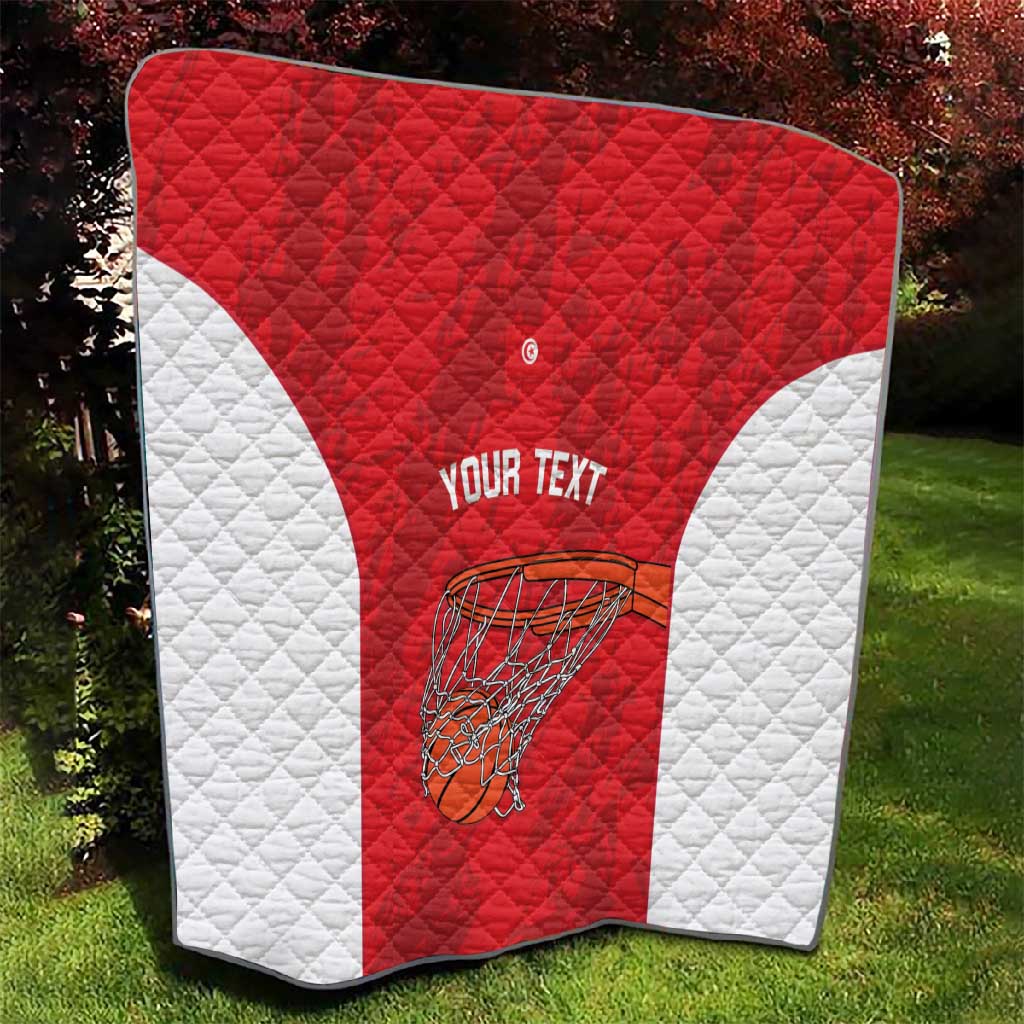 Afro Basketball Custom Tunisia Quilt Go Champions Eagles of Carthage LT14
