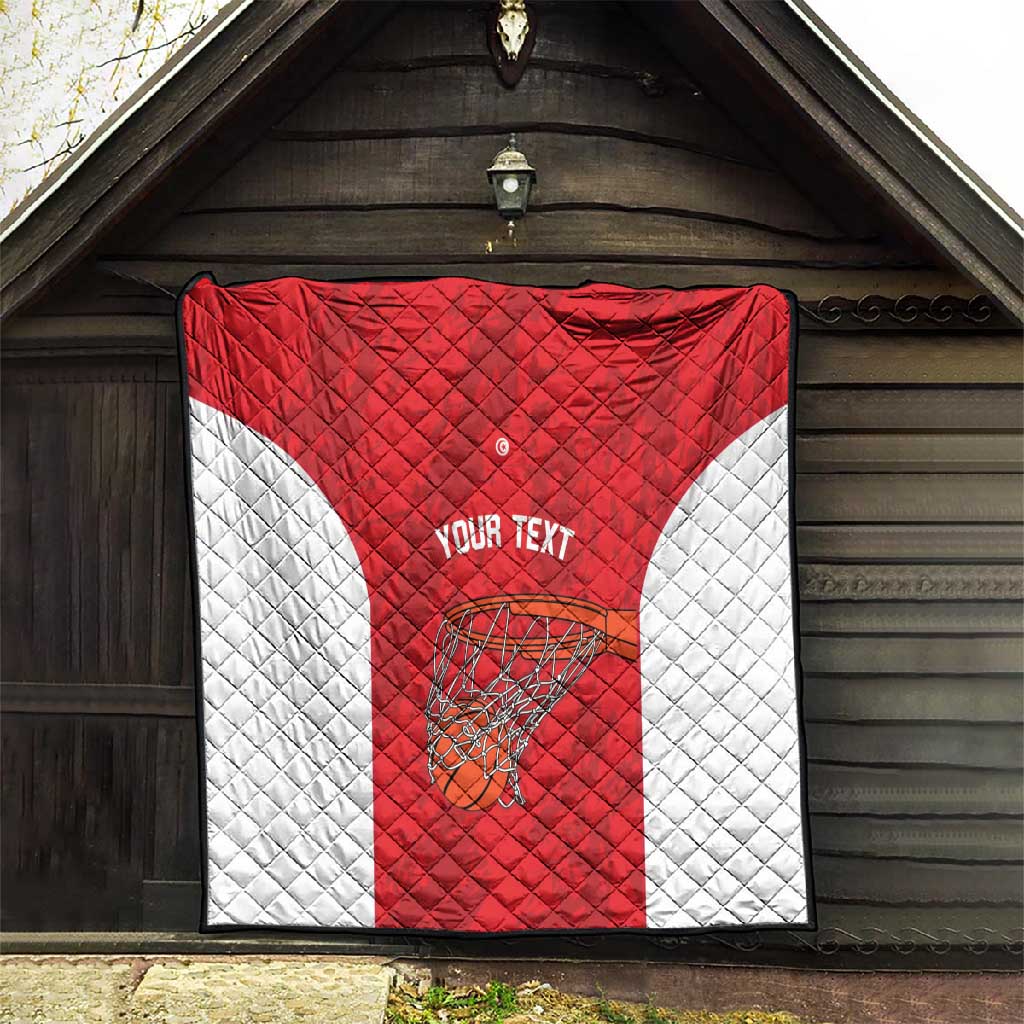 Afro Basketball Custom Tunisia Quilt Go Champions Eagles of Carthage LT14