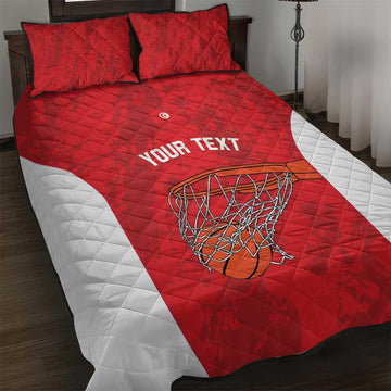 Afro Basketball Custom Tunisia Quilt Bed Set Go Champions Eagles of Carthage LT14