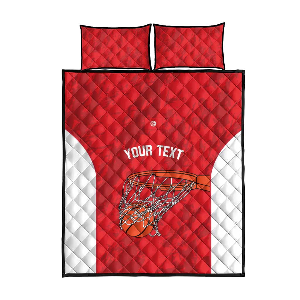 Afro Basketball Custom Tunisia Quilt Bed Set Go Champions Eagles of Carthage LT14