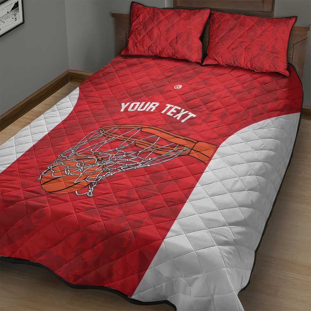 Afro Basketball Custom Tunisia Quilt Bed Set Go Champions Eagles of Carthage LT14