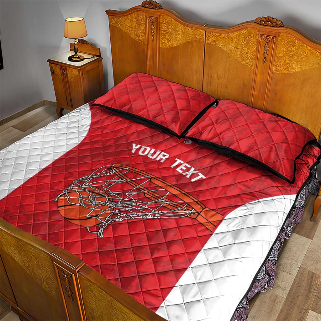 Afro Basketball Custom Tunisia Quilt Bed Set Go Champions Eagles of Carthage LT14