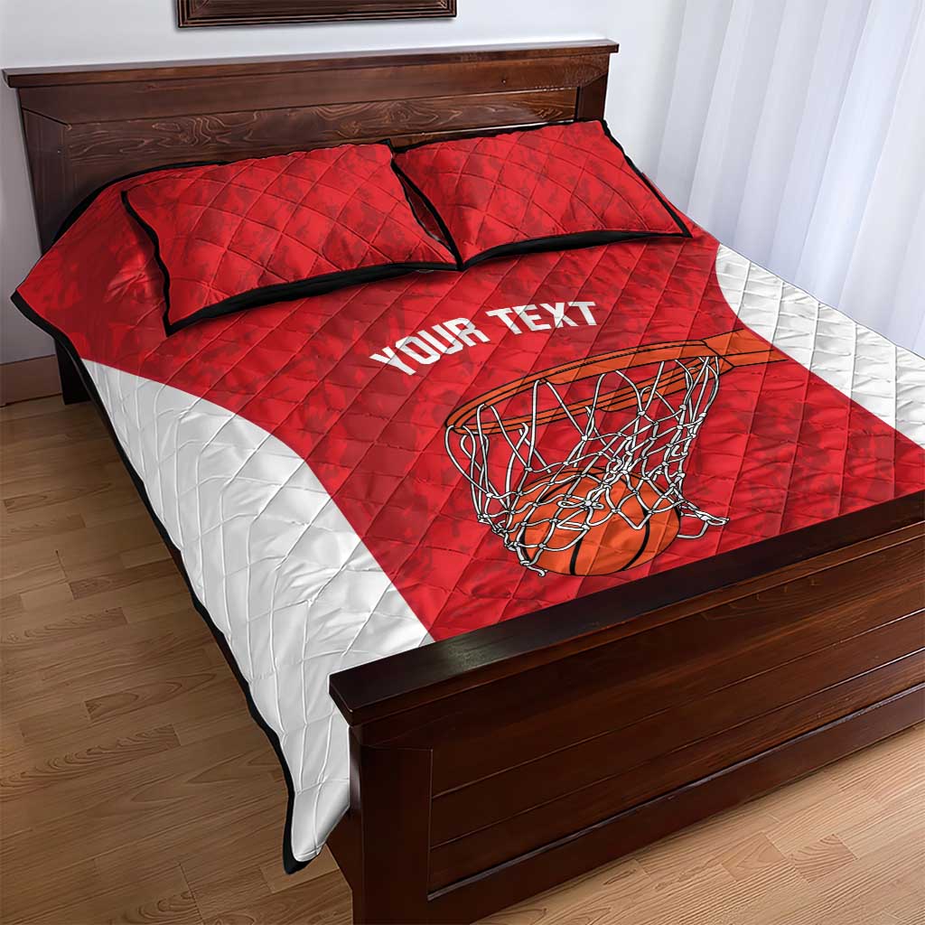 Afro Basketball Custom Tunisia Quilt Bed Set Go Champions Eagles of Carthage LT14