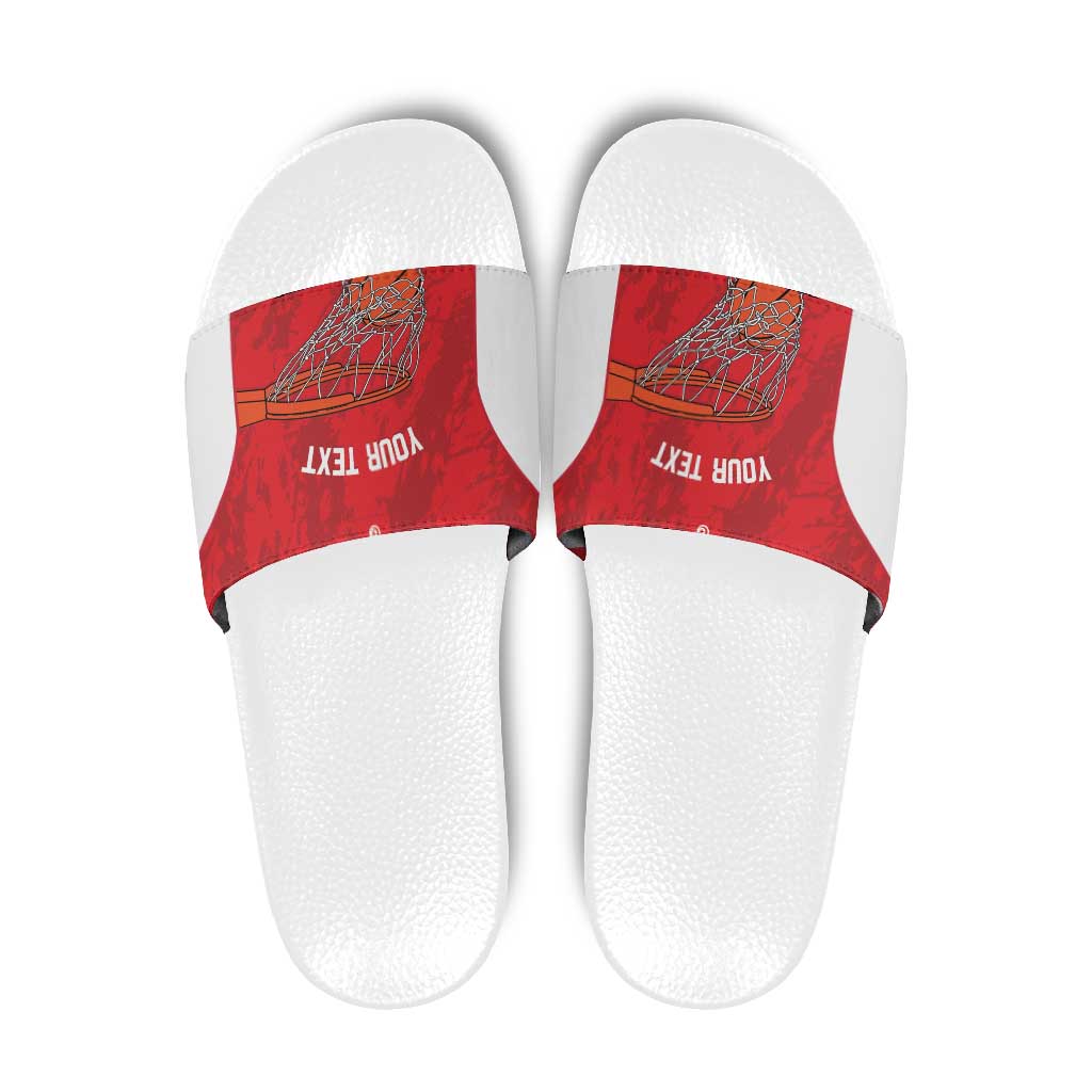 Tunisia Basketball Custom Slide Sandals Go Champions Eagles of Carthage LT14