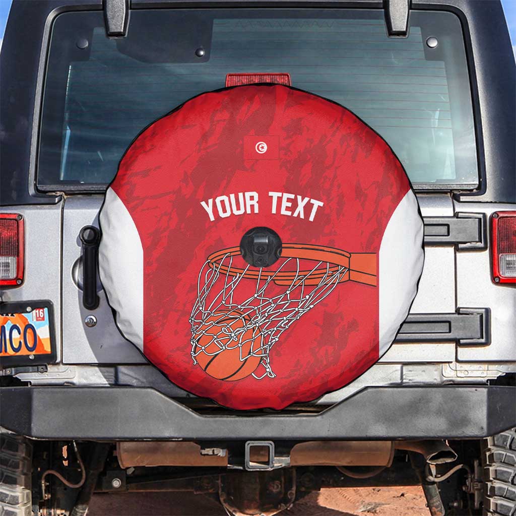 Tunisia Basketball Custom Spare Tire Cover Go Champions Eagles of Carthage LT14