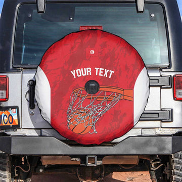 Tunisia Basketball Custom Spare Tire Cover Go Champions Eagles of Carthage LT14