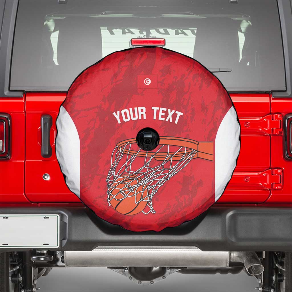 Tunisia Basketball Custom Spare Tire Cover Go Champions Eagles of Carthage LT14