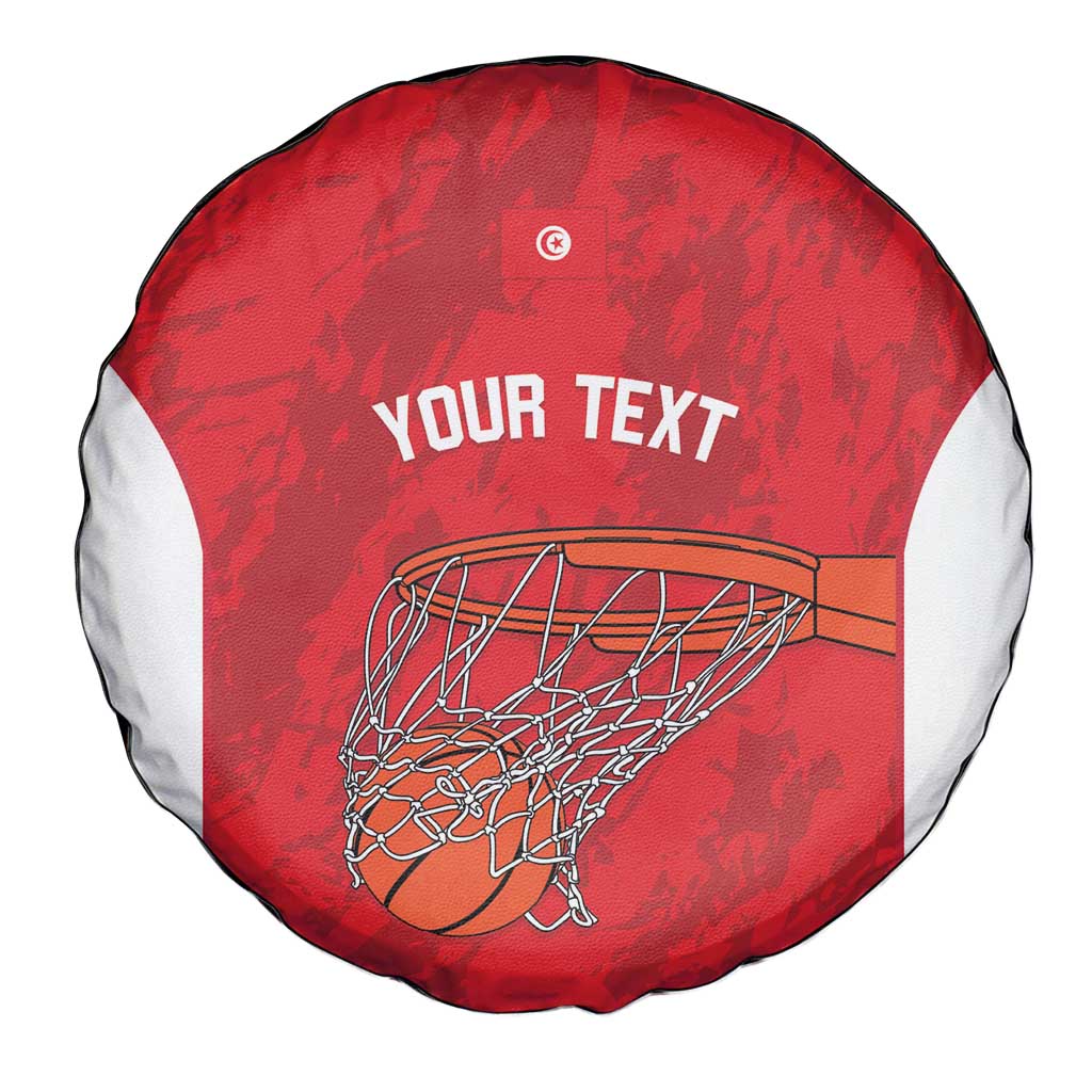 Tunisia Basketball Custom Spare Tire Cover Go Champions Eagles of Carthage LT14
