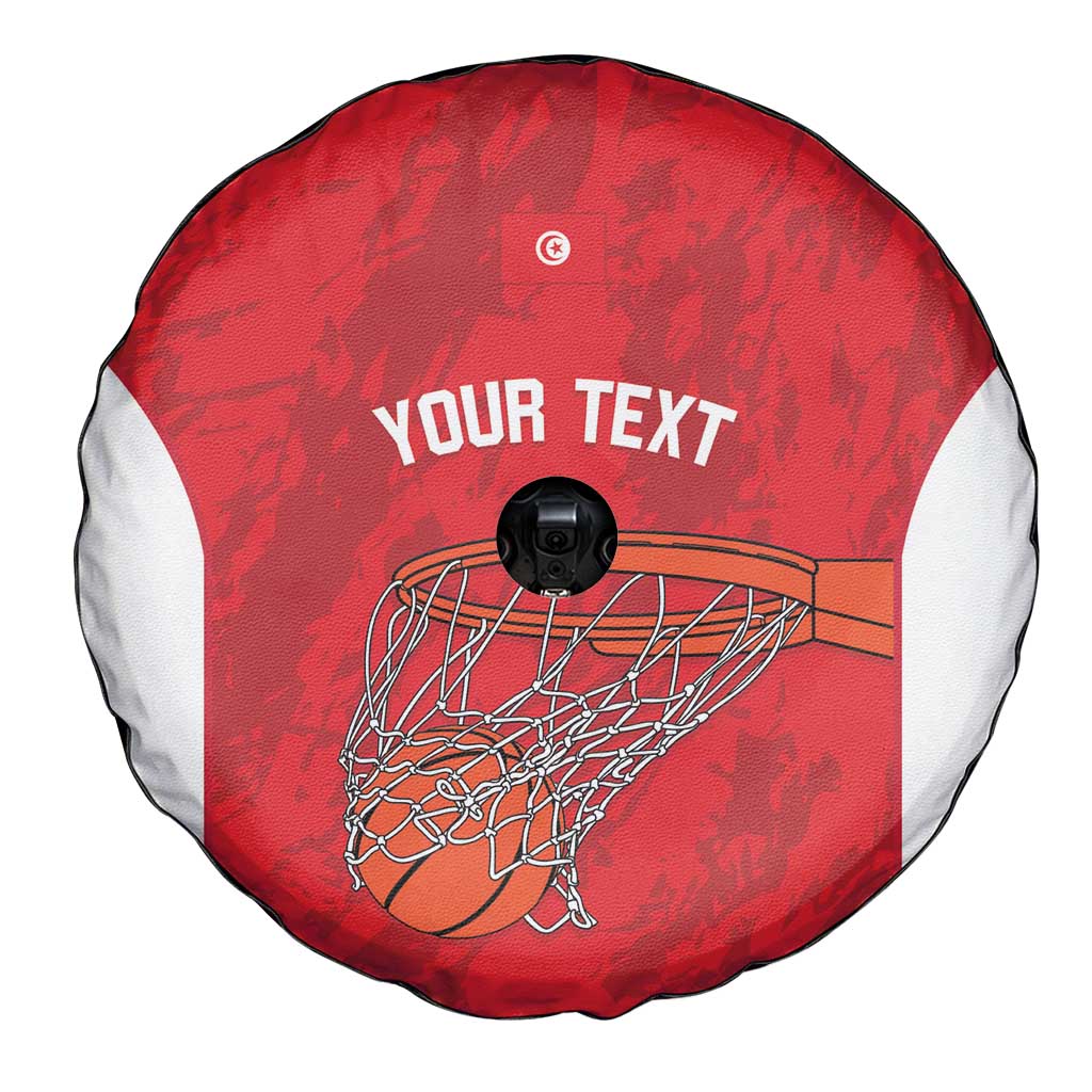 Tunisia Basketball Custom Spare Tire Cover Go Champions Eagles of Carthage LT14