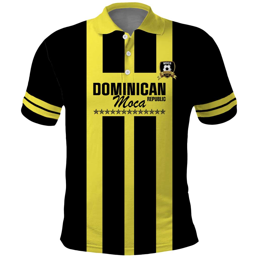 Moca Dominican Republic Football Custom Polo Shirt 2025 Come On The Cradle LT14