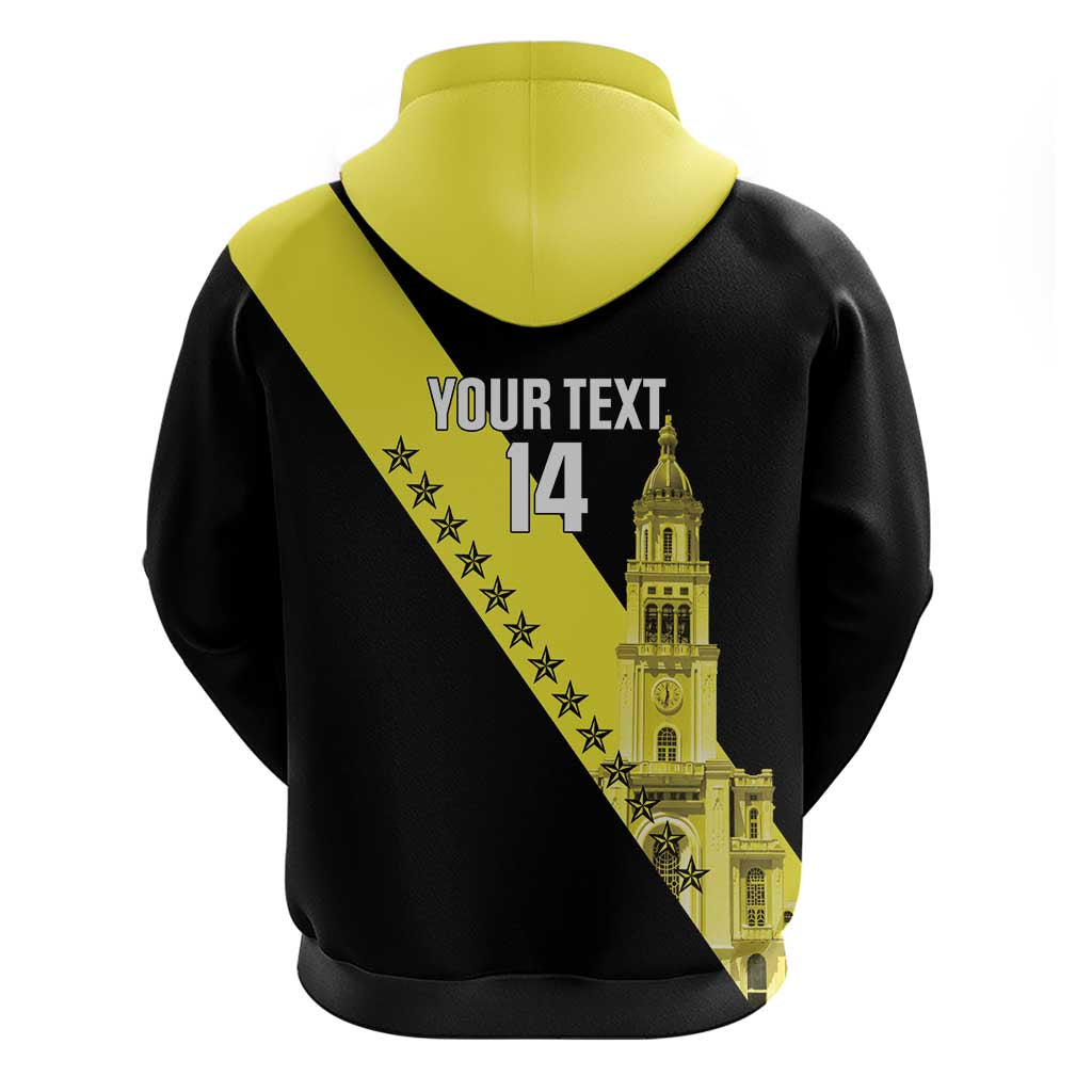 Cradle Of Dominican Republic Football Custom Hoodie Go Moca Diagonal Style LT14