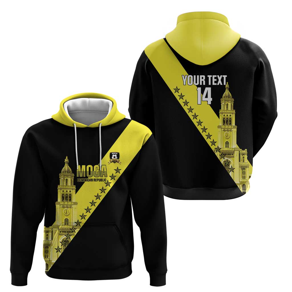 Cradle Of Dominican Republic Football Custom Hoodie Go Moca Diagonal Style LT14