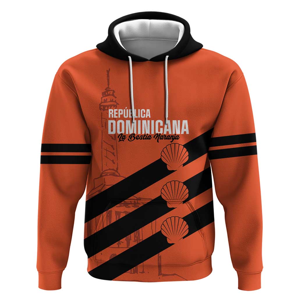 Cibao Dominican Republic Football Custom Hoodie Vamos La Bestia Naranja LT14