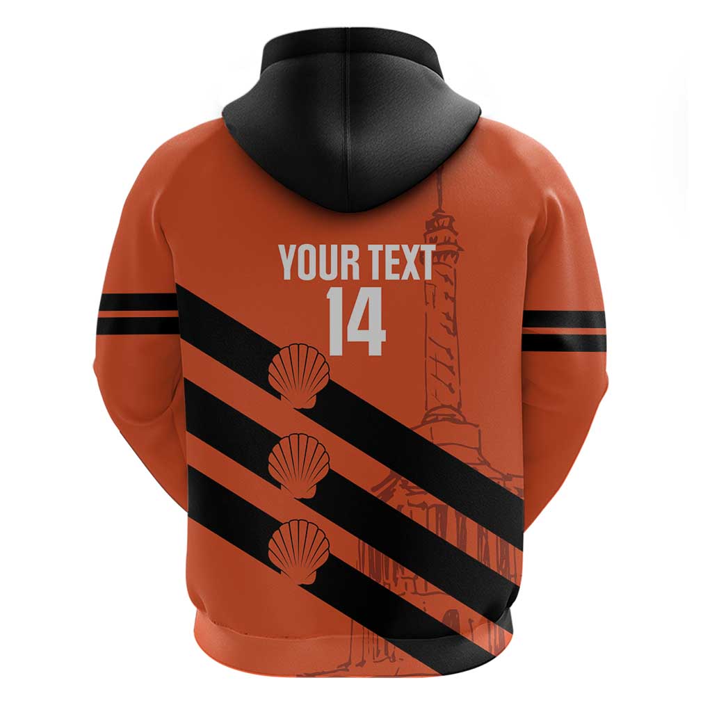 Cibao Dominican Republic Football Custom Hoodie Vamos La Bestia Naranja LT14
