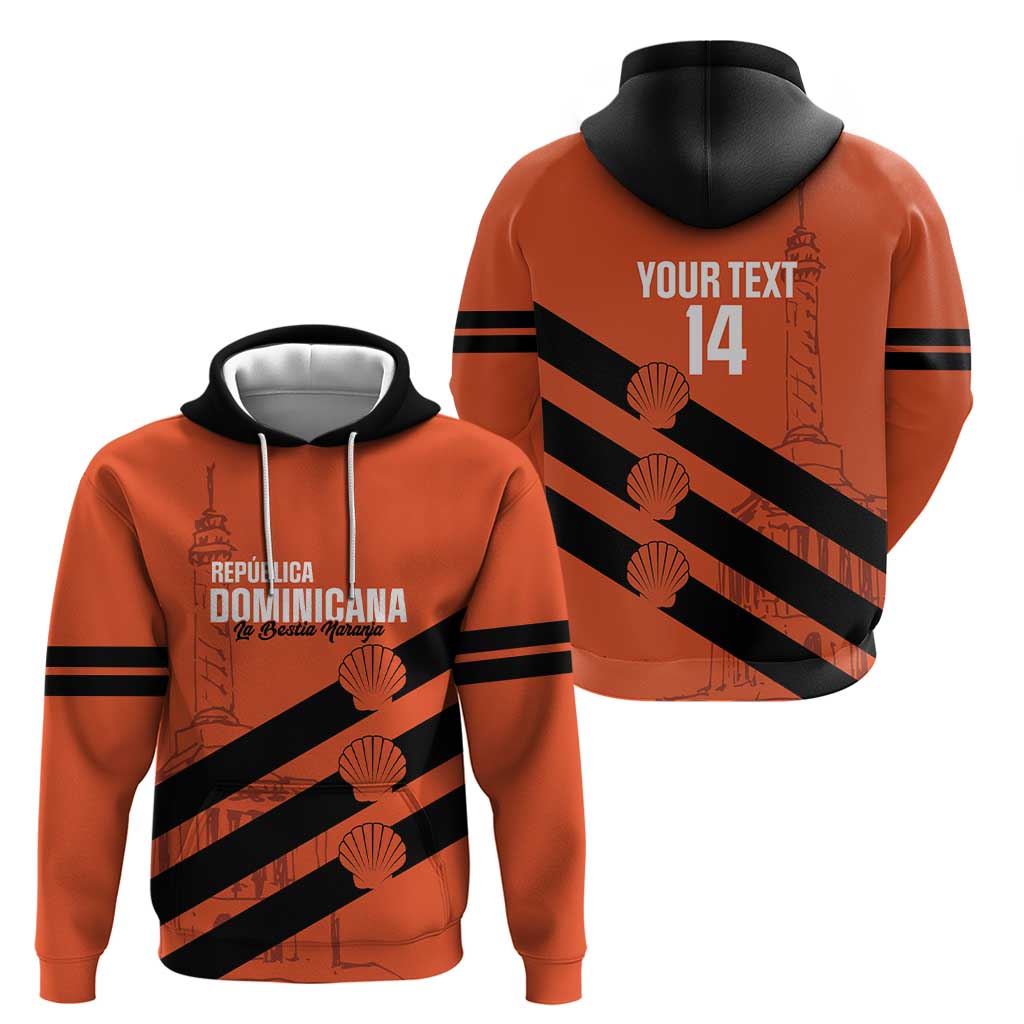 Cibao Dominican Republic Football Custom Hoodie Vamos La Bestia Naranja LT14