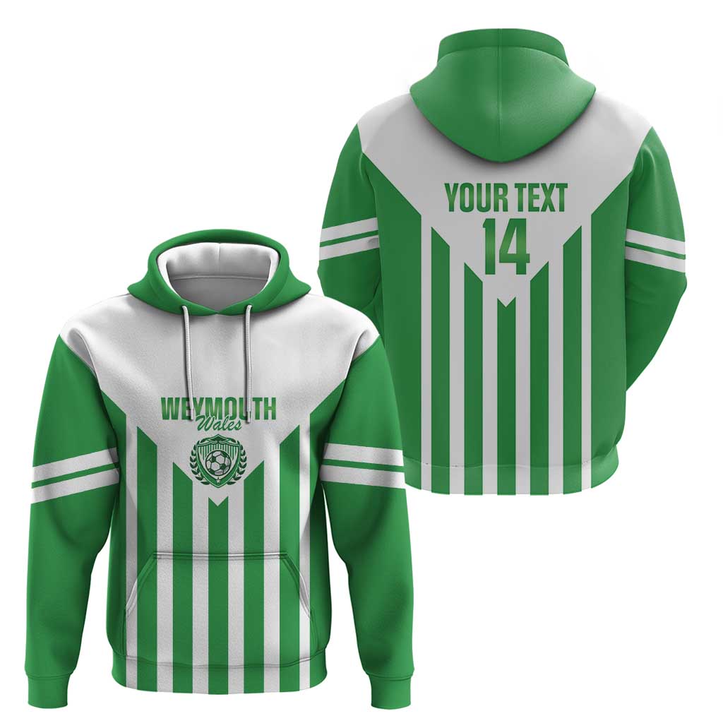 Weymouth Barbados Football Custom Hoodie Come On Wales LT14