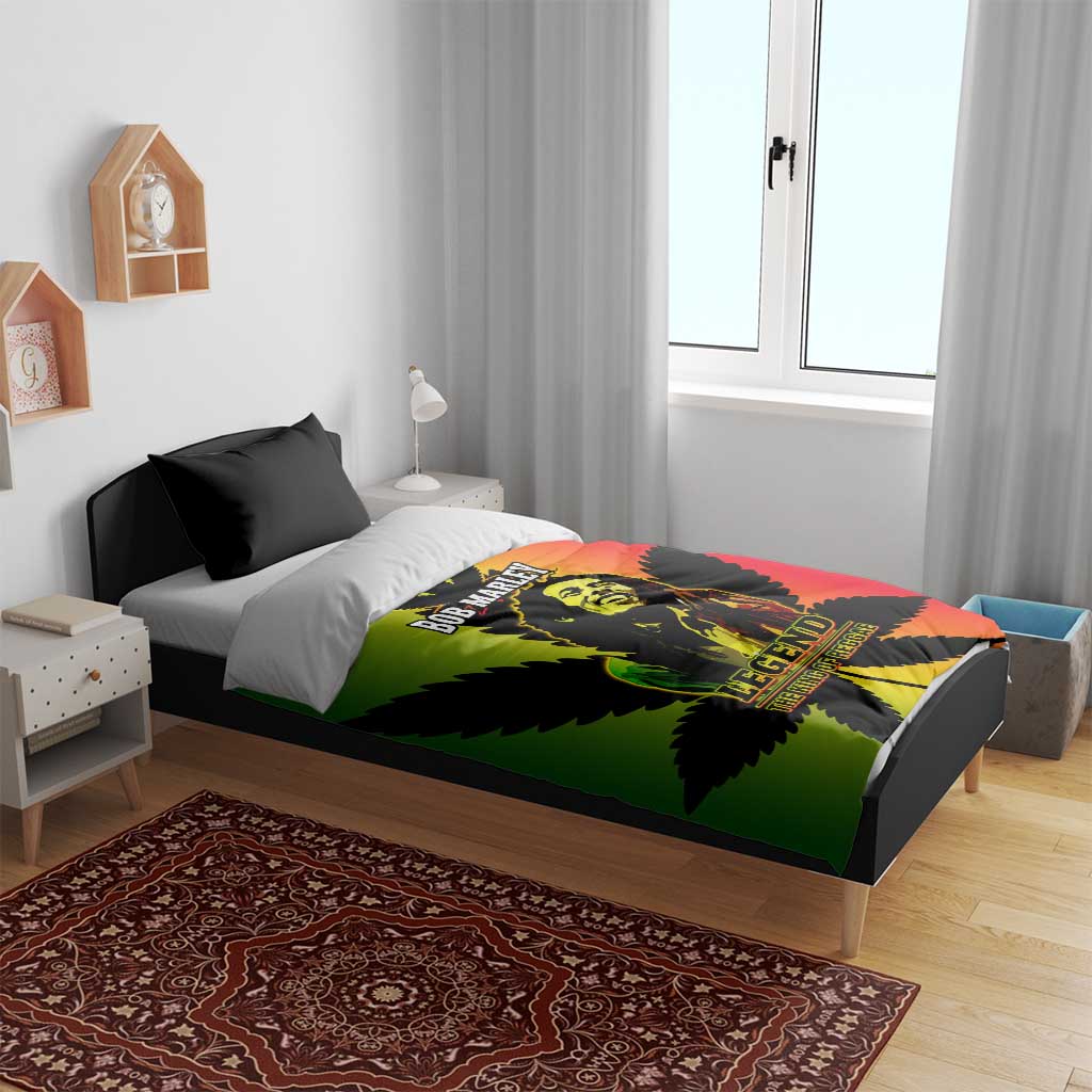 Afro Jamaica Legend Bob Bedding Set The King Of Reggae LT14