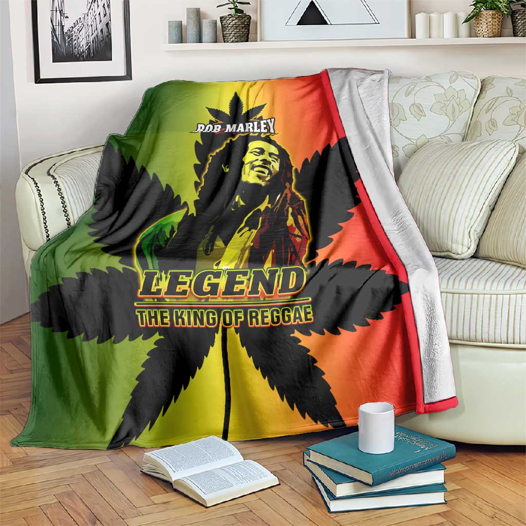Afro Jamaica Legend Bob Blanket The King Of Reggae LT14