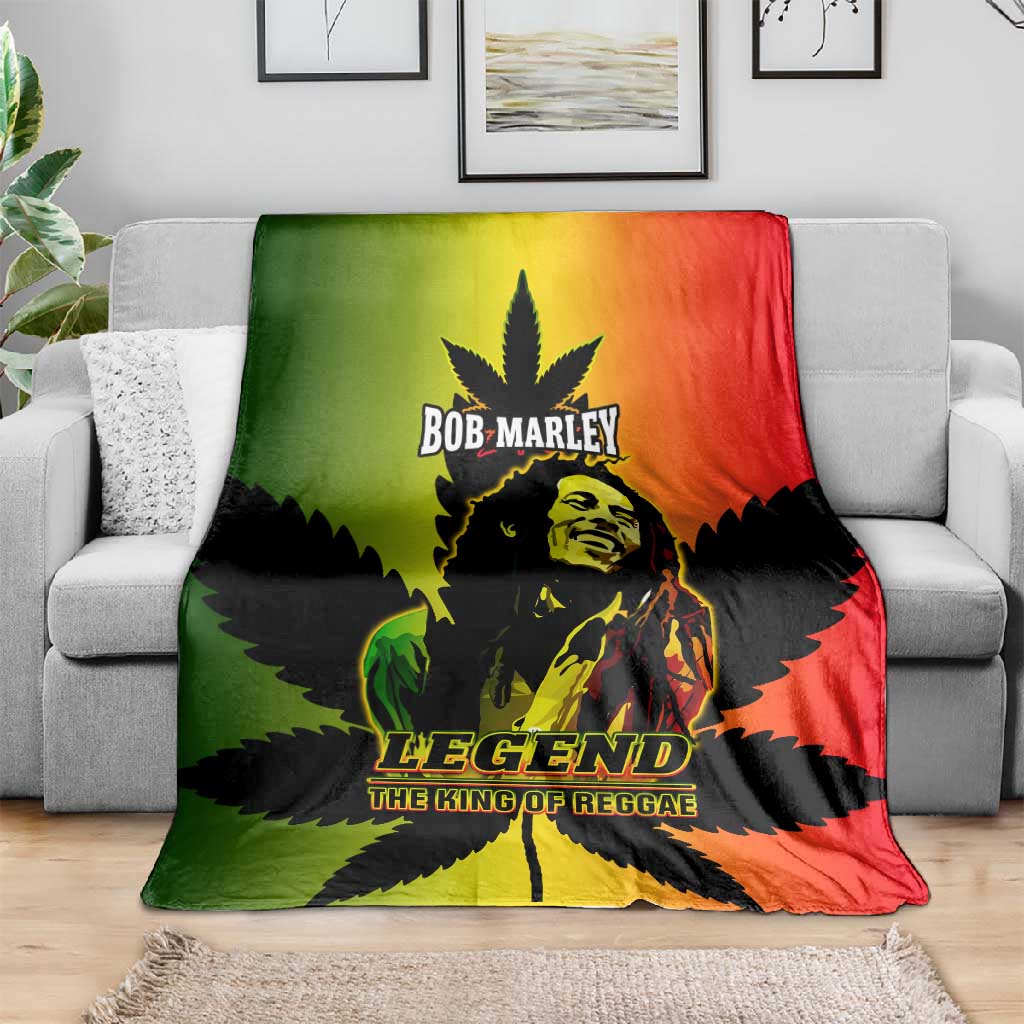Afro Jamaica Legend Bob Blanket The King Of Reggae LT14