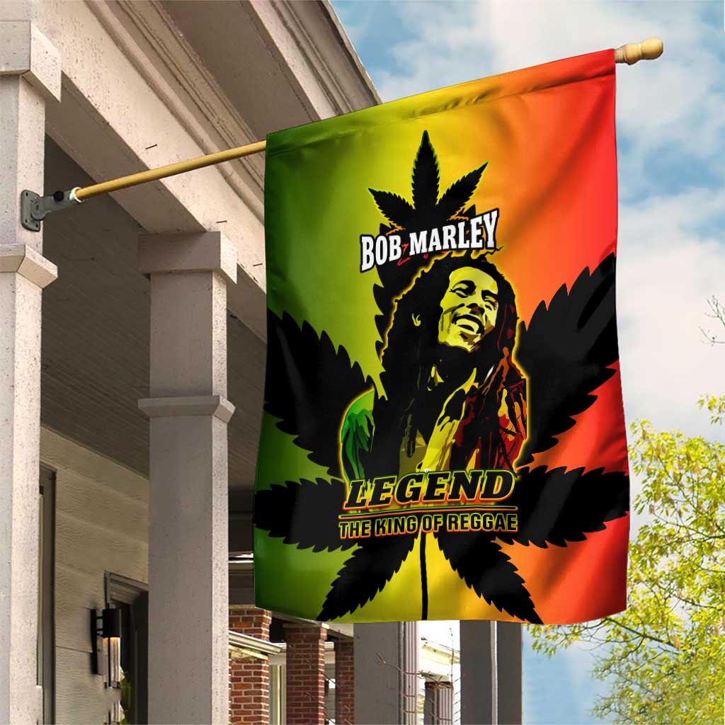 Afro Jamaica Legend Bob Garden Flag The King Of Reggae LT14
