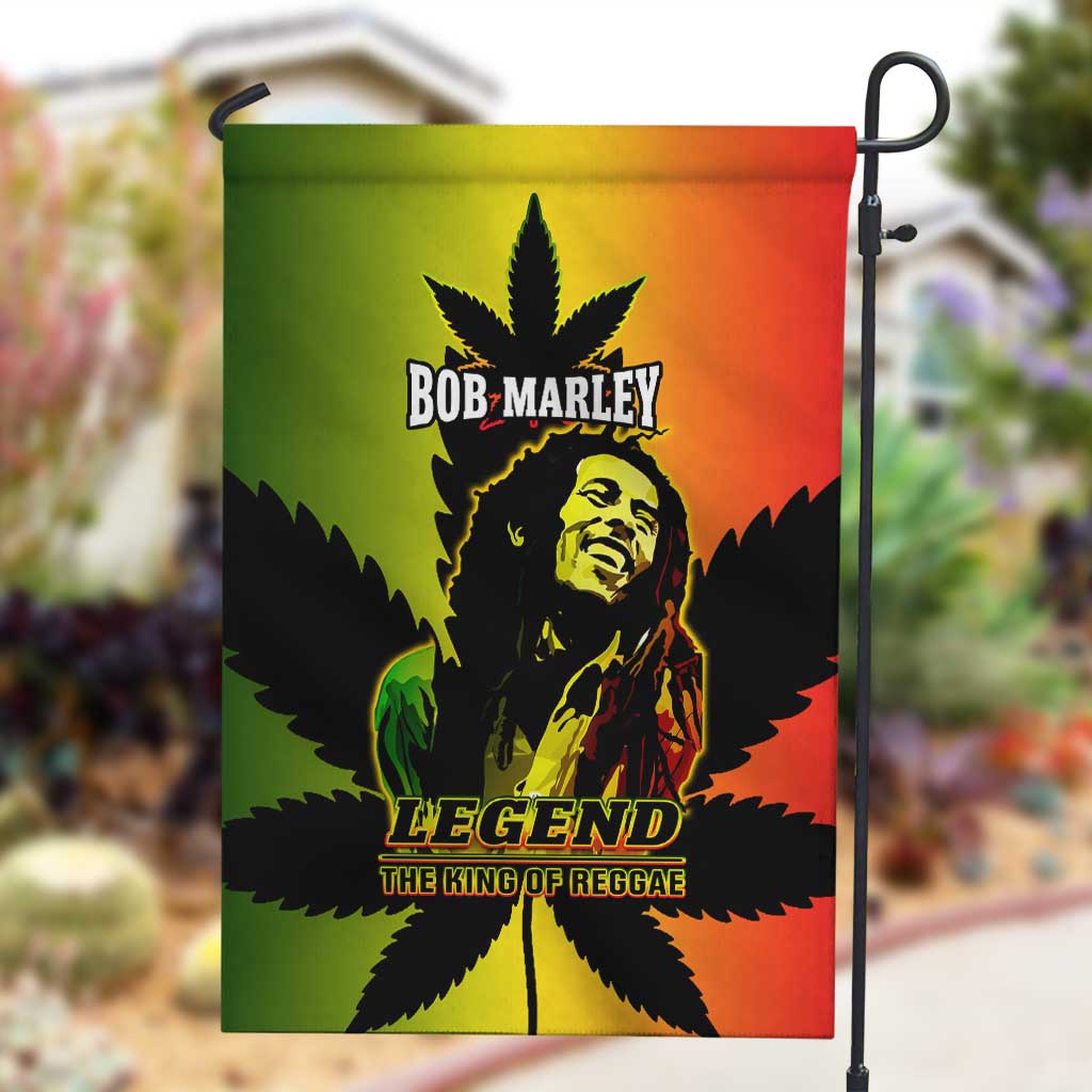 Afro Jamaica Legend Bob Garden Flag The King Of Reggae LT14