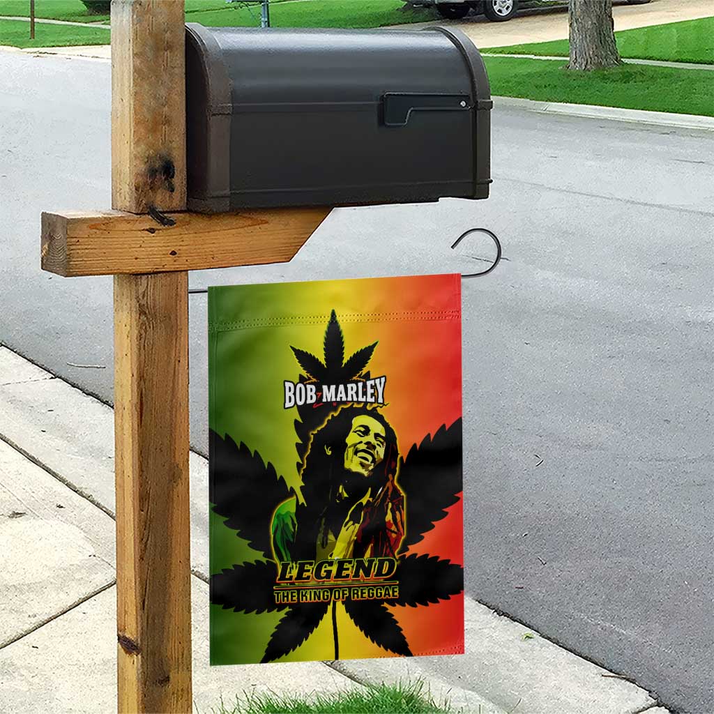 Afro Jamaica Legend Bob Garden Flag The King Of Reggae LT14