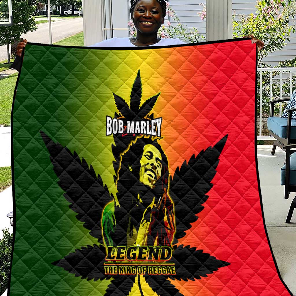 Afro Jamaica Legend Bob Quilt The King Of Reggae LT14
