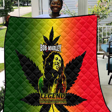 Afro Jamaica Legend Bob Quilt The King Of Reggae LT14