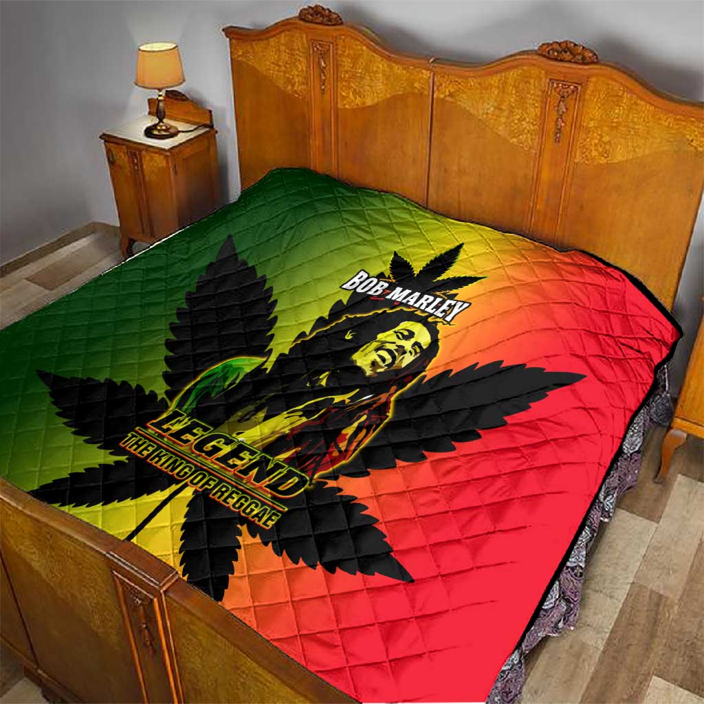 Afro Jamaica Legend Bob Quilt The King Of Reggae LT14
