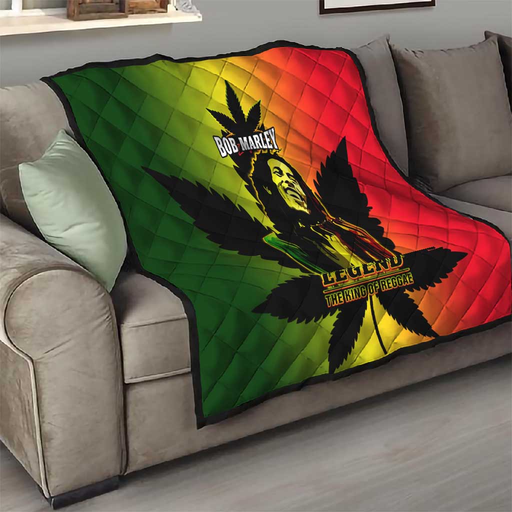 Afro Jamaica Legend Bob Quilt The King Of Reggae LT14