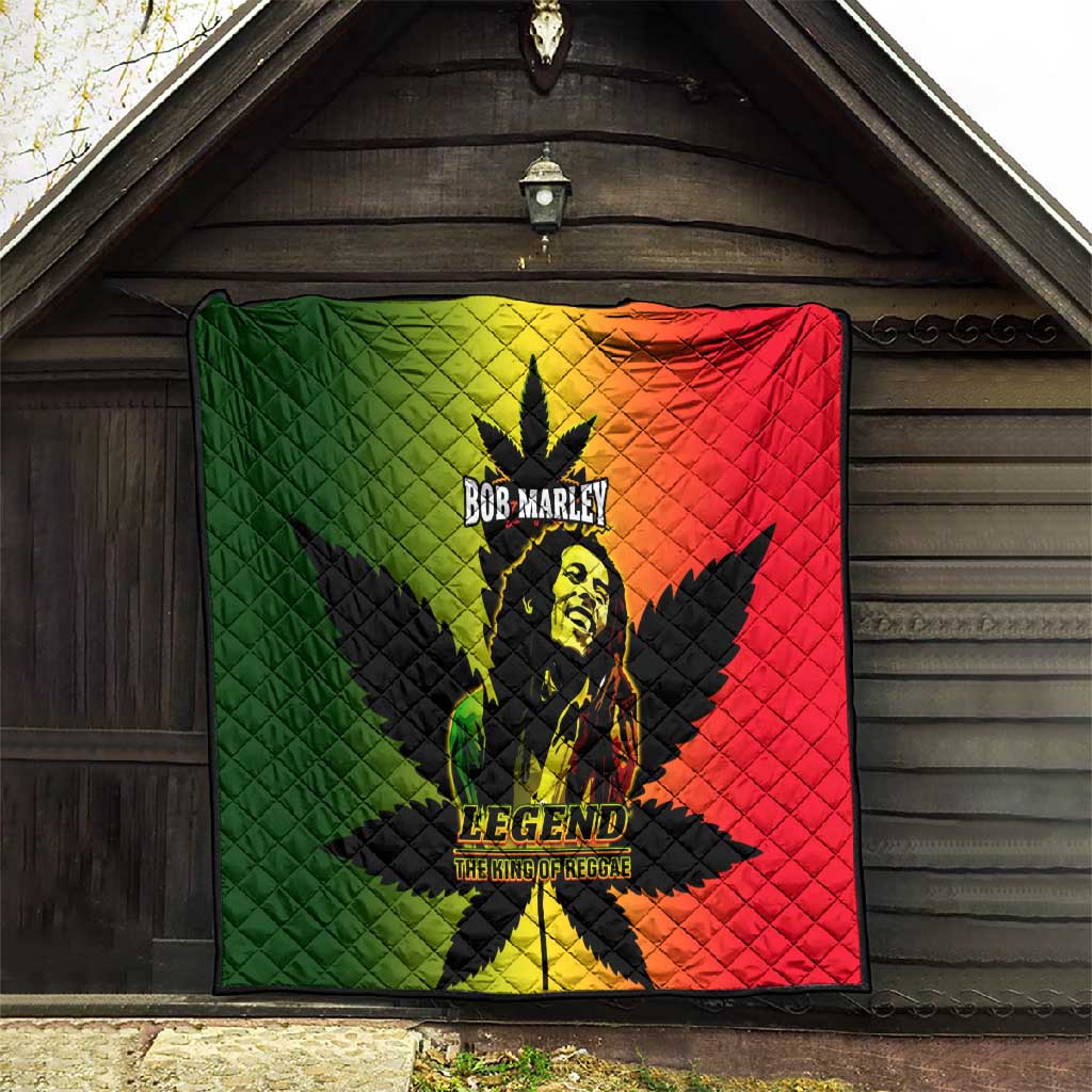 Afro Jamaica Legend Bob Quilt The King Of Reggae LT14