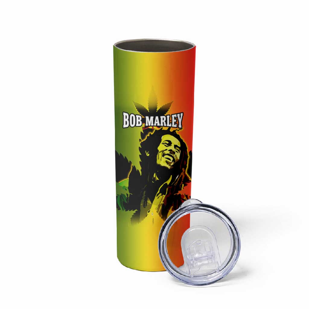 Afro Jamaica Legend Bob Skinny Tumbler The King Of Reggae LT14