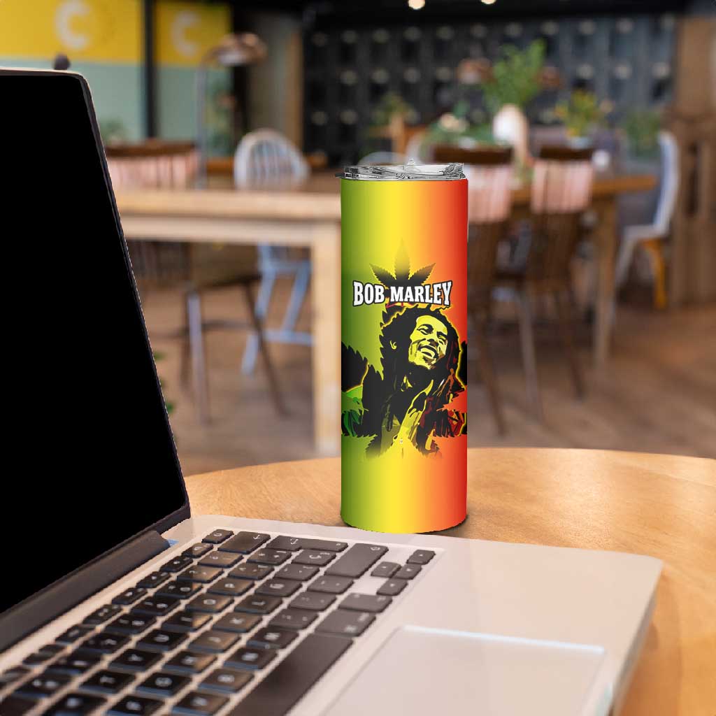 Afro Jamaica Legend Bob Skinny Tumbler The King Of Reggae LT14
