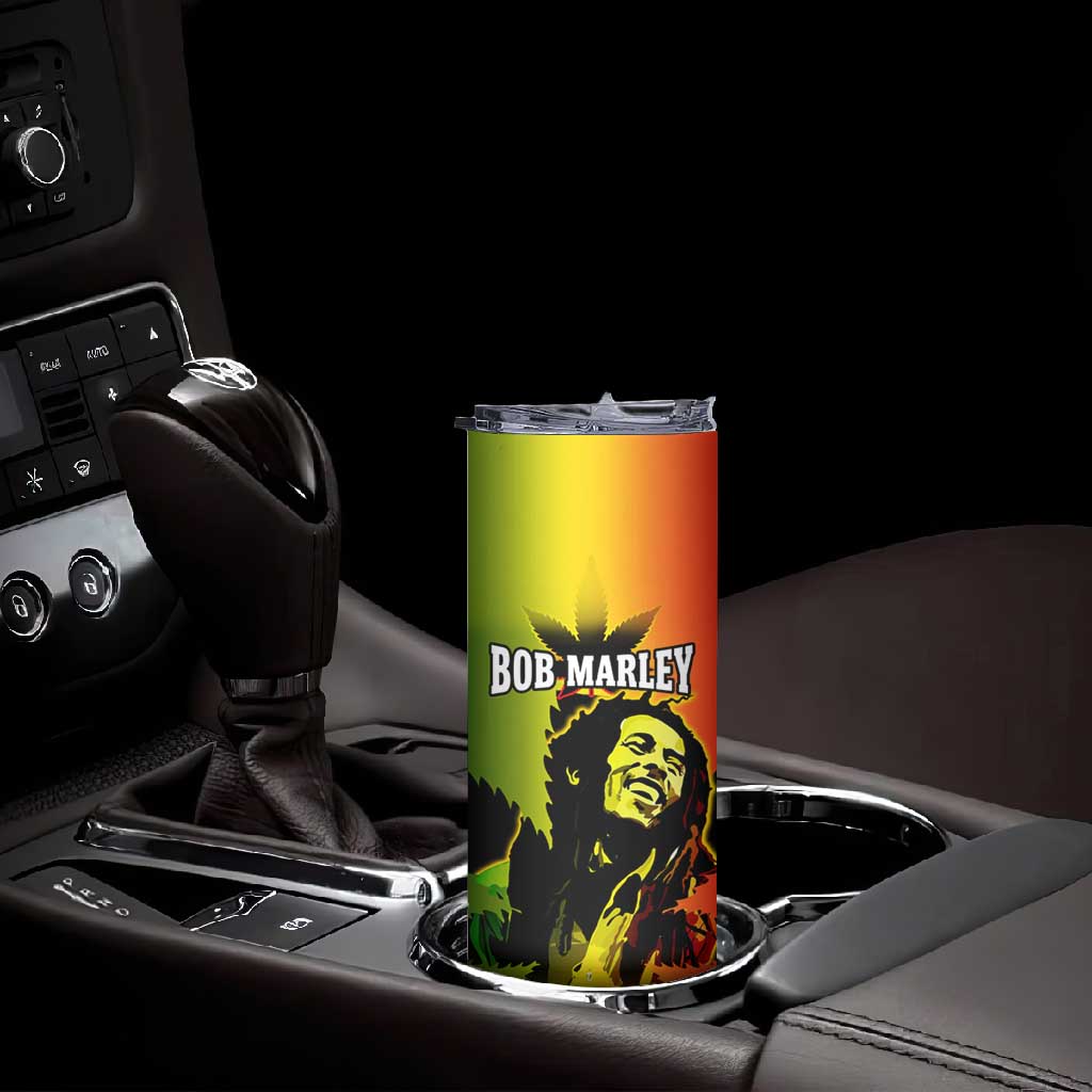 Afro Jamaica Legend Bob Skinny Tumbler The King Of Reggae LT14